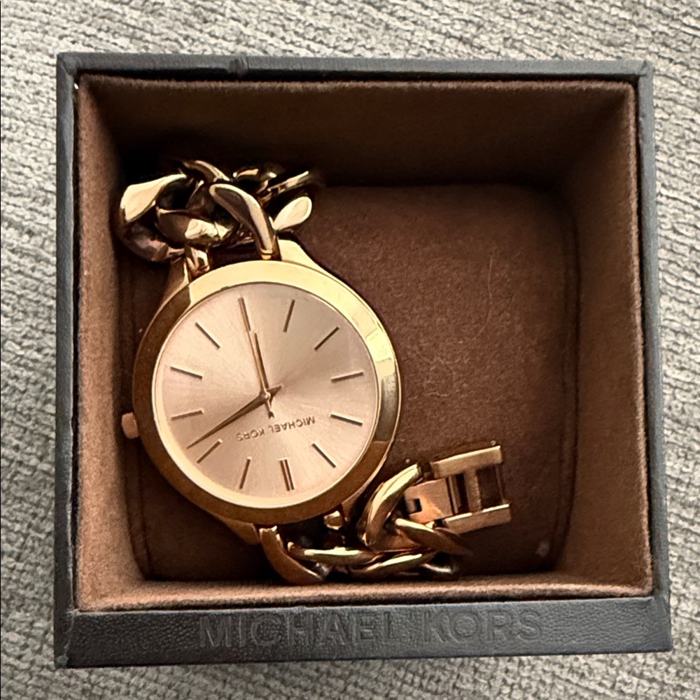Michael Kors Gold Chain Watch